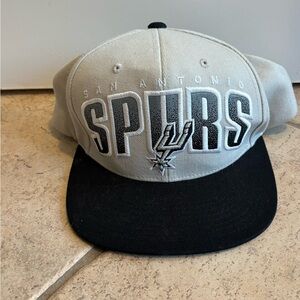 San Antonio Spurs Mitchell and Ness Men’s Snapback Hat Double Bonus